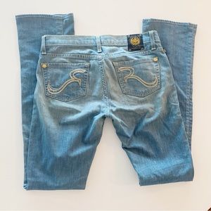 Rock and Republic Low-Rise Flare Jeans